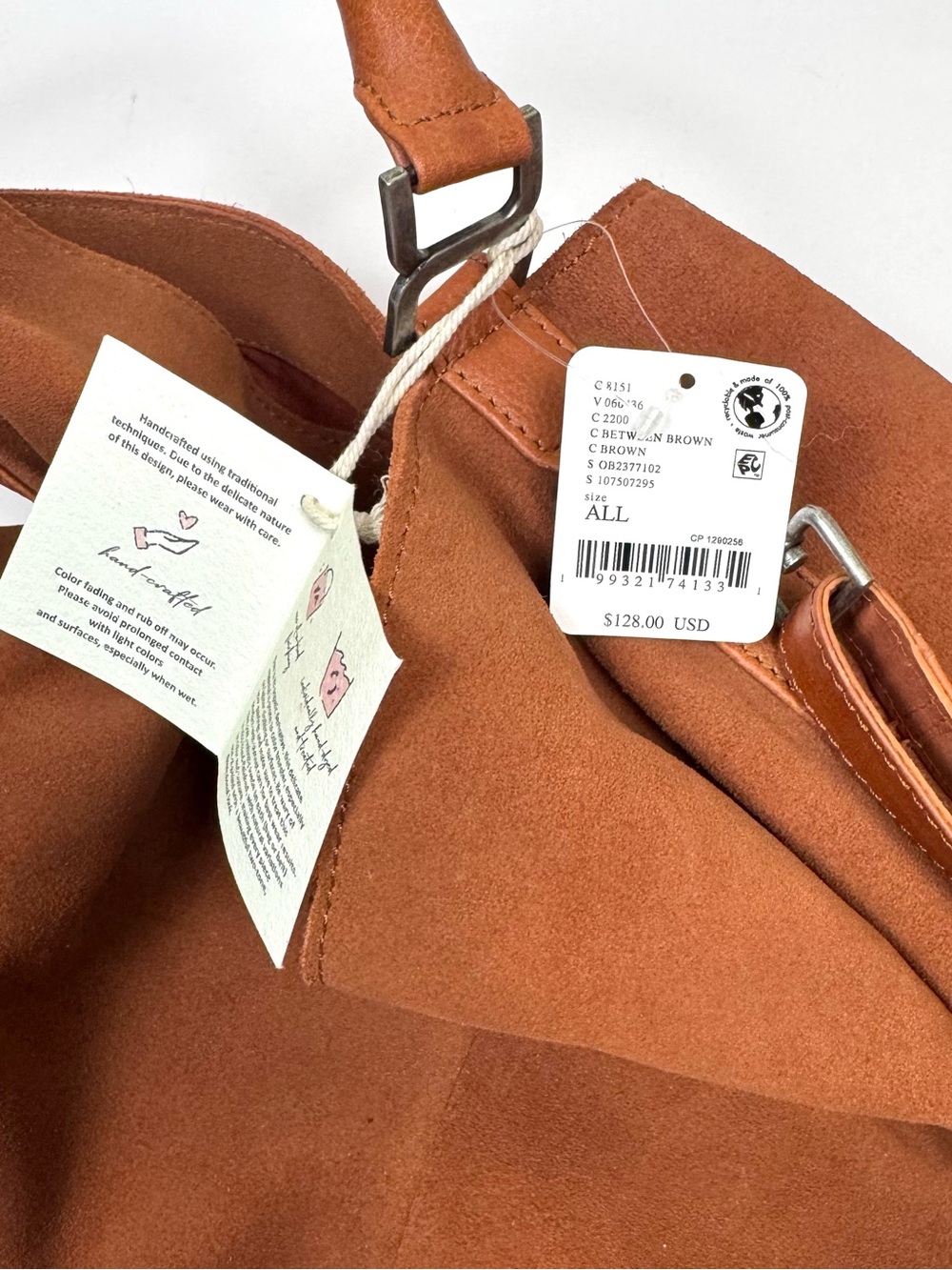 Free People Suzie Suede Slouchy Tote Bag - Picture 13 of 17